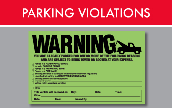 Parking Violation Control